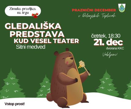 Gledališka predstava Sitni medved